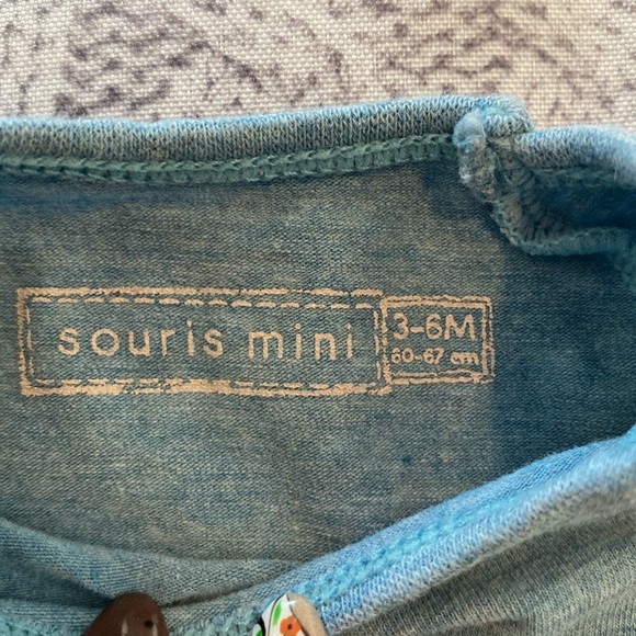 Long sleeve bodysuit 3-6 months Souris Mini - Picture 2 of 2